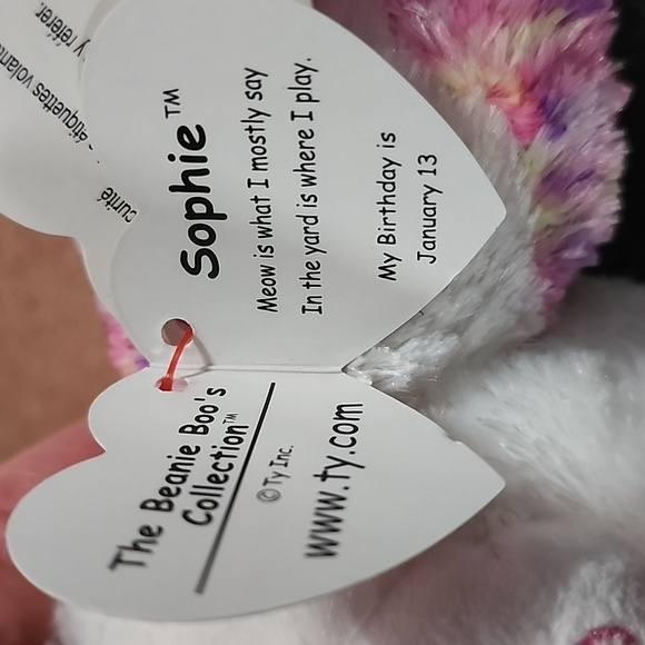 TY Beanie Boo's Sophie the Cat NWT Stuff toy NWT - Picture 5 of 6